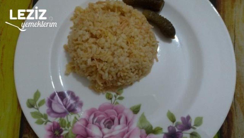Leziz Tel Şehriyeli Bulgur Pilavı