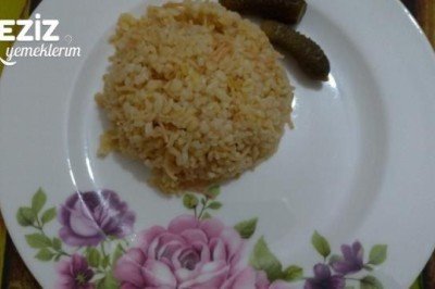 Leziz Tel Şehriyeli Bulgur Pilavı
