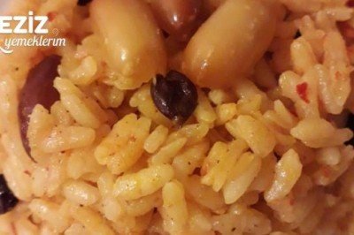 Manisanın Yöresel Yer Fıstıklı İç Pilavı