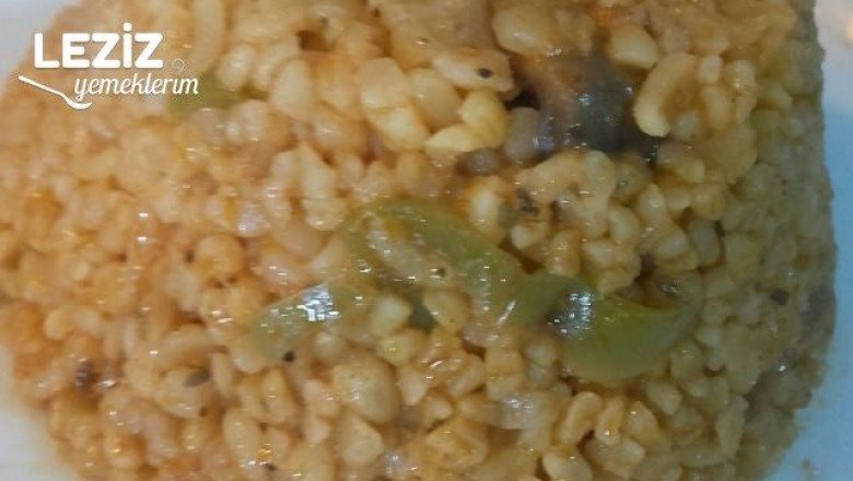 Mantarlı Bulgur Pilavı