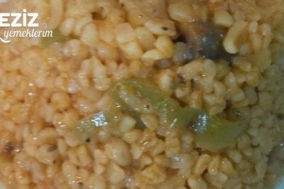 Mantarlı Bulgur Pilavı