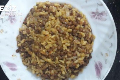 Mercimekli Pilav Tarifi