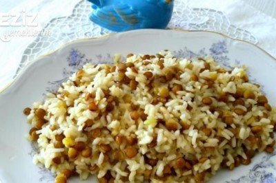 Mercimekli Pirinç Pilavı