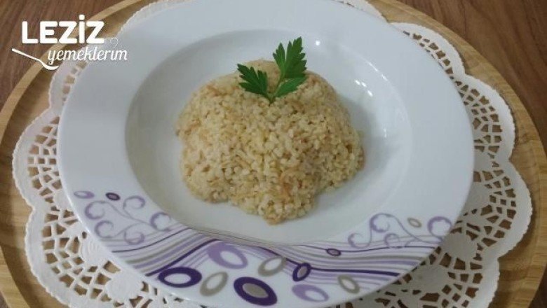 Nefis Tel Şehriyeli Bulgur Pilavı Tarifi