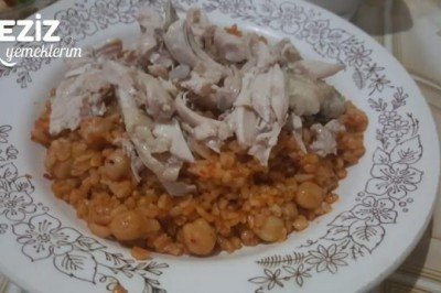 Nohutlu Tavuklu Bulgur Pilavı