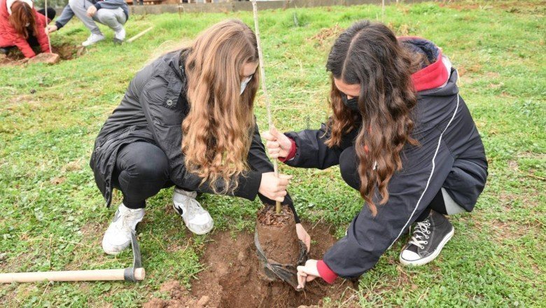 Öğretmenler anısına hatıra ormanı oluşturuldu