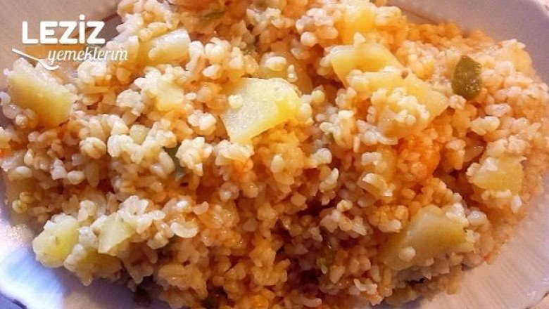 Patatesli Bulgur Pilavı Tarifi