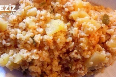 Patatesli Bulgur Pilavı Tarifi
