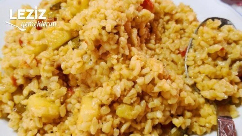 Patatesli Bulgur Pilavı