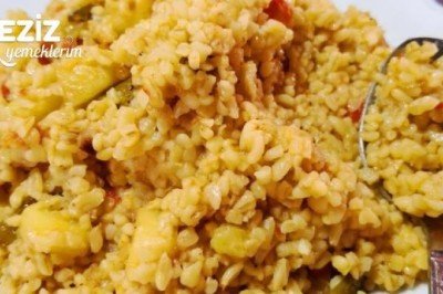 Patatesli Bulgur Pilavı