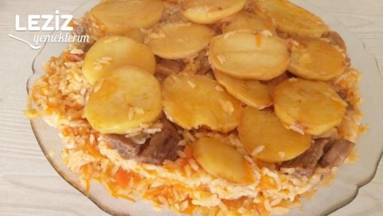 Patatesli Çevirme Pilavı Tarifi