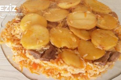 Patatesli Çevirme Pilavı Tarifi