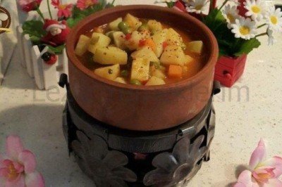 Patatesli Havuçlu Bezelye