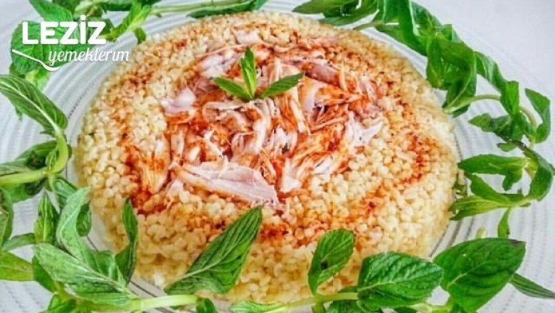 Sarımsaklı Tavuklu Bulgur Pilavı