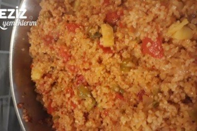 Sebzeli Bulgur Pilavı (Aşamalı Anlatım)