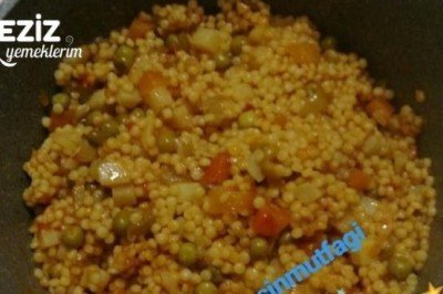 Sebzeli Kuskus Pilavı