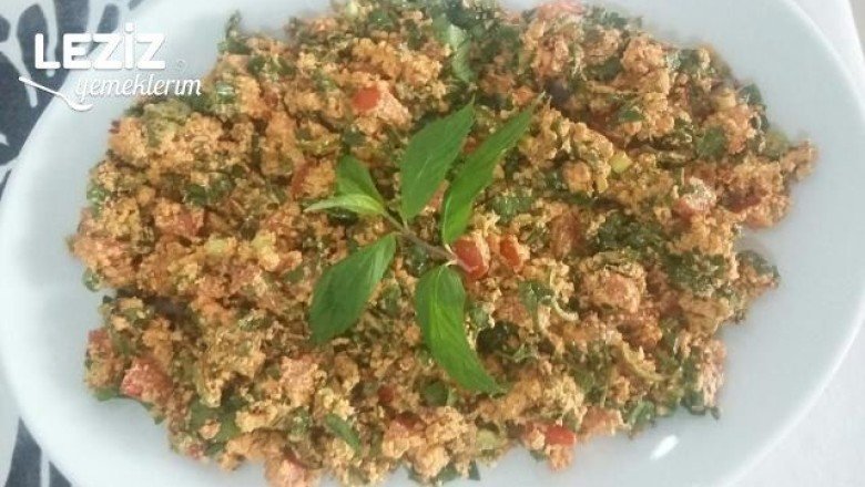 Sürk Salatası (Çökelek Salatası Hatay Yöresi)