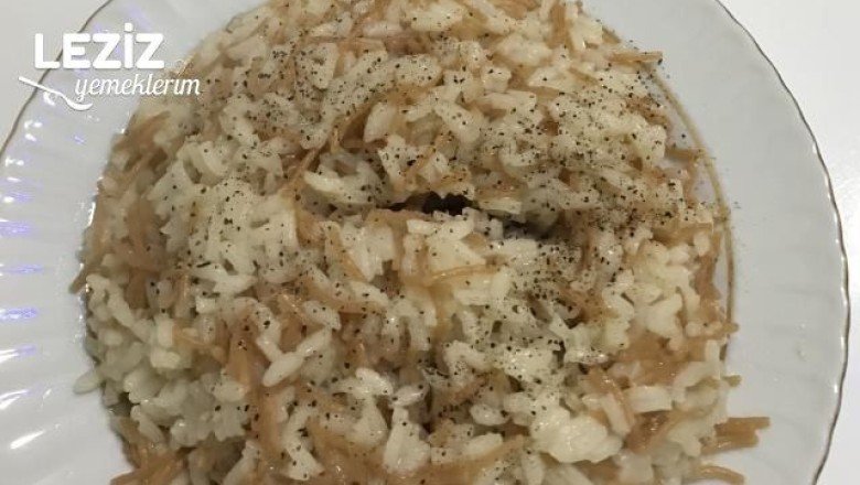 Tane Tane Tel Şehriyeli Pirinç Pilavı