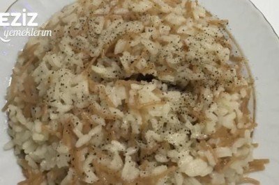Tane Tane Tel Şehriyeli Pirinç Pilavı