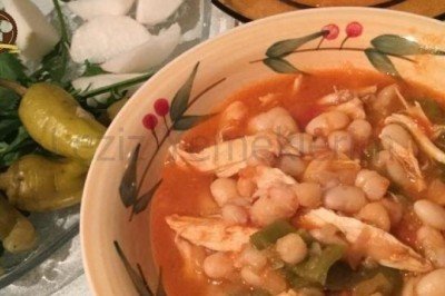 Tavuklu Kuru Fasulye