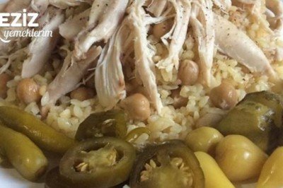 Tavuklu Nohutlu Bulgur Pilavı