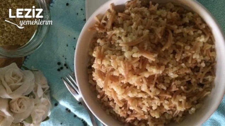 Tel Şehriyeli Bulgur Pilavı Yapımı