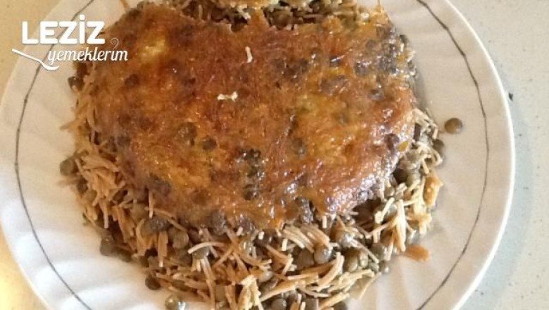 Tel Şehriyeli Ve Yeşil Mercimekli Pilav