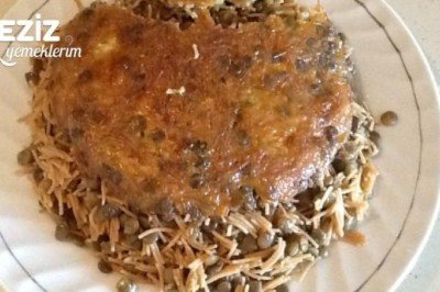 Tel Şehriyeli Ve Yeşil Mercimekli Pilav