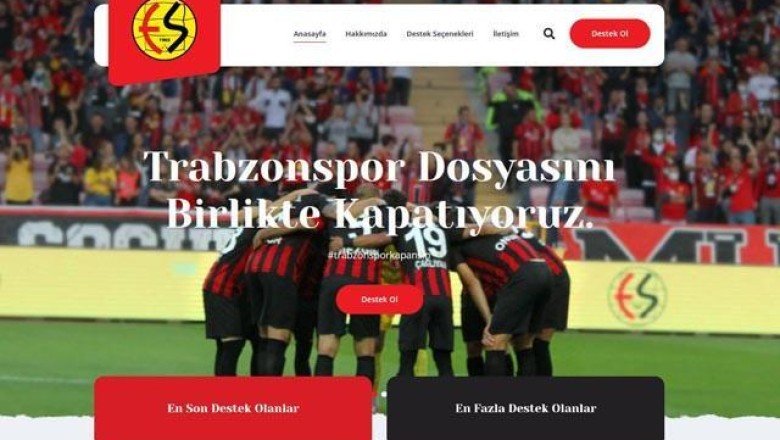 Trabzonspor’a olan borcu için kampanya başlattı