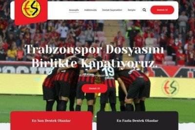Trabzonspor’a olan borcu için kampanya başlattı