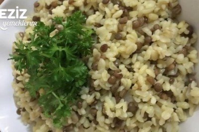 Yeşil Mercimekli Bulgur Pilavı Nasıl Yapılır