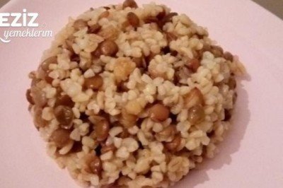 Yeşil Mercimekli Bulgur Pilavı
