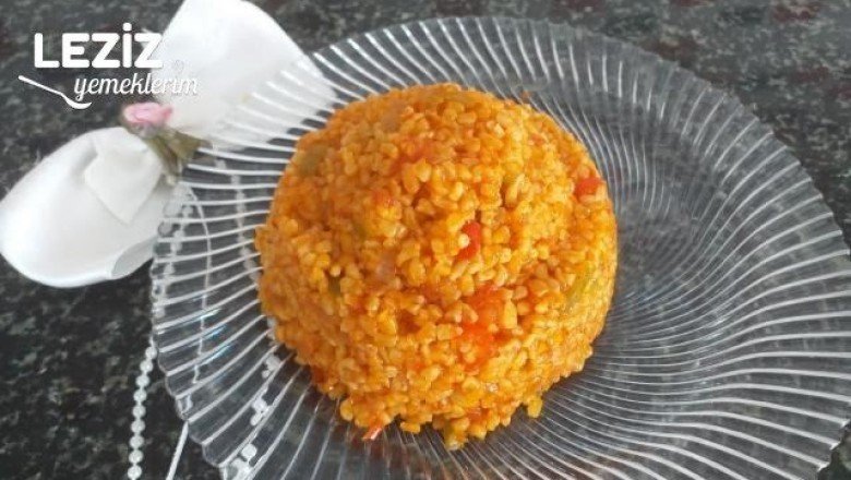 Zeytinyağlı Sebzeli Bulgur Pilavı