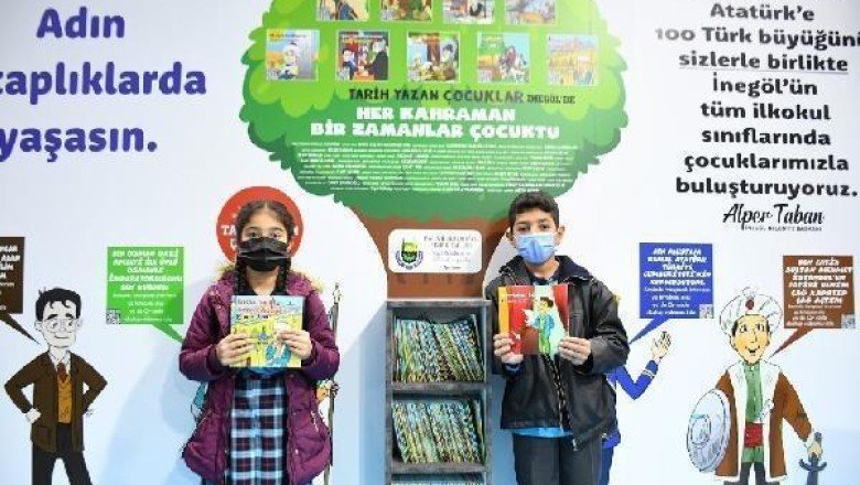 İnegöl’de çocuklar gerçek kahramanların hikayeleri ile büyüyecek