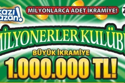 Milyonerler Kulübü 1 milyon TL kazandırıyor
