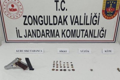 Zonguldak'ta 27 sikke ele geçirildi