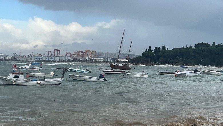Tuzla'da lodos tekneleri parçaladı!