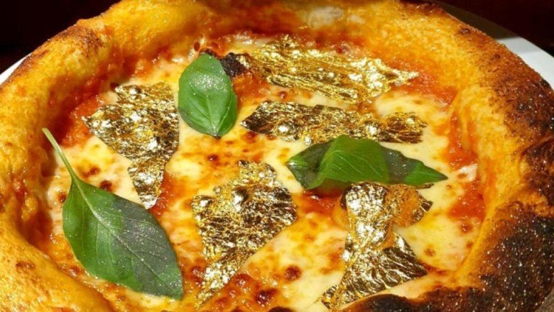 Nusret'ten ilham alan pizzacı 24 ayar altından pizza yaptı