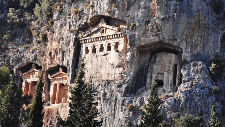 Dalyan'daki kaya mezarları koruma altına alınıyor