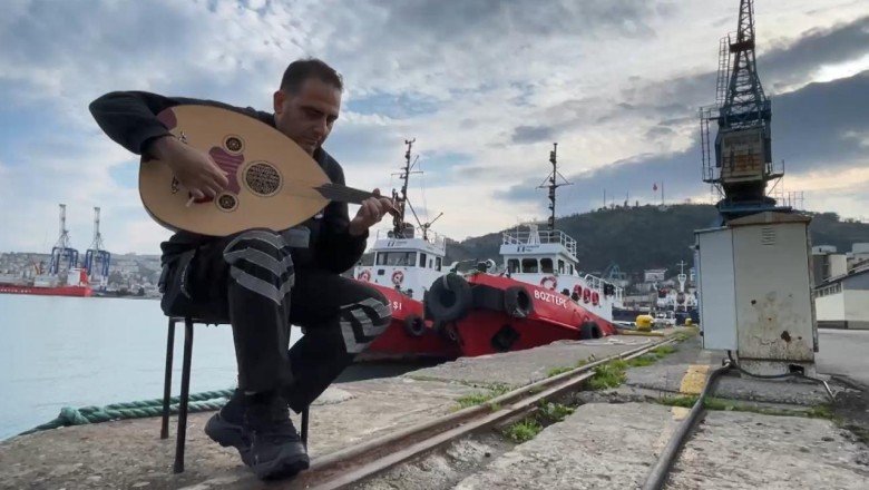 Güvenlik görevlisinin sanatı sınırları aştı
