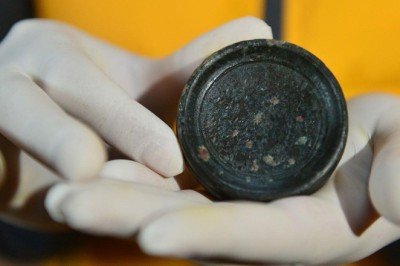 Karabük'te tarihi kantar ağırlığı bulundu