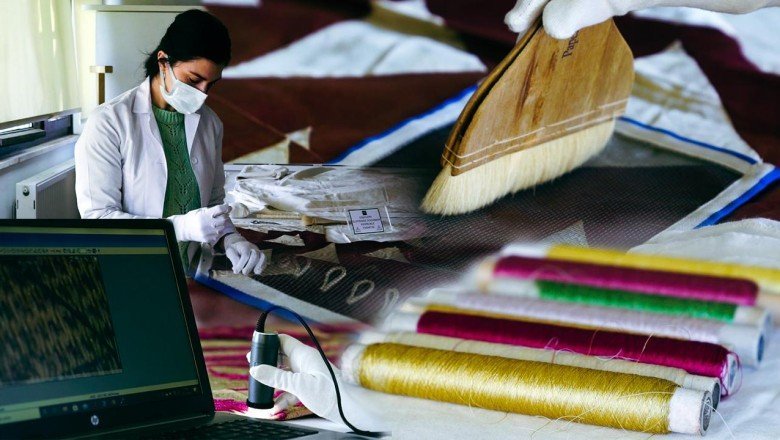 Osmanlıdan günümüze kalan kıyafetler restore ediliyor