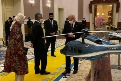 TUSAŞ projelerini Malezya Kralı'na anlattı