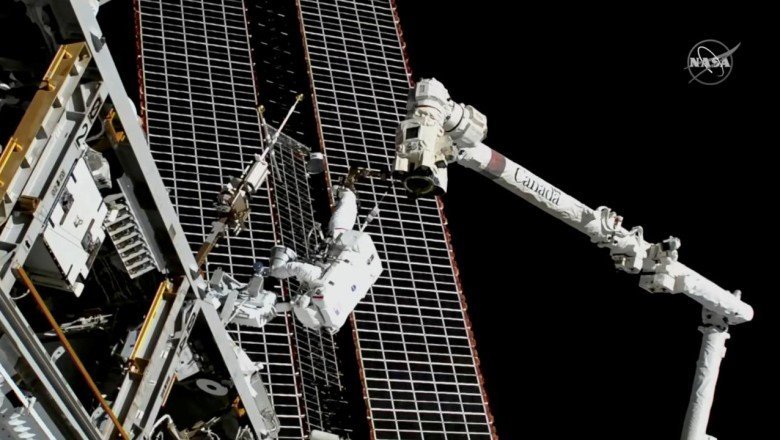 NASA astronotlarından uzay yürüyüşü: Arızalı anteni değiştirdiler
