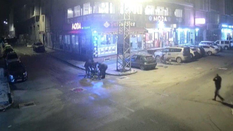 Karsta polis ekibinden yürekleri ısıtan davranış