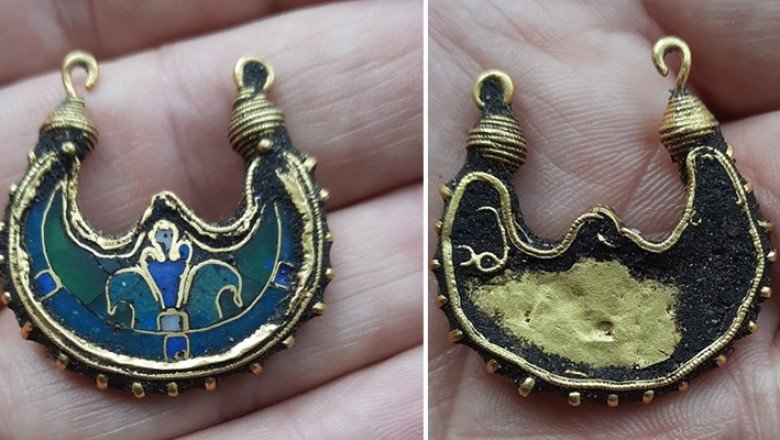 Danimarka’da Vikinglerden kalma altın küpe bulundu: Bizans veya Mısır kökenli