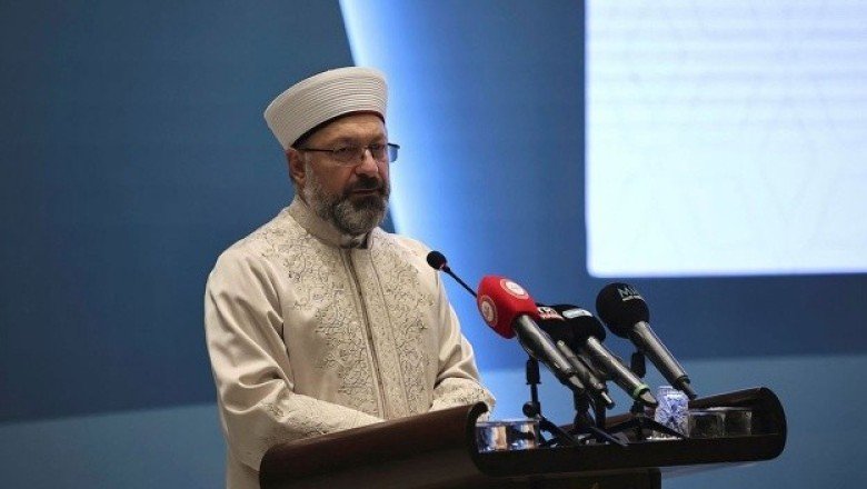 Diyanet İşleri Başkanı Erbaş Güney Kıbrıs Rum Kesimi'nde gerçekleşen saldırıyı kınadı
