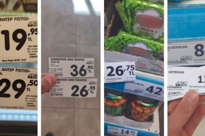 Gerçek enflasyon değişen etikette