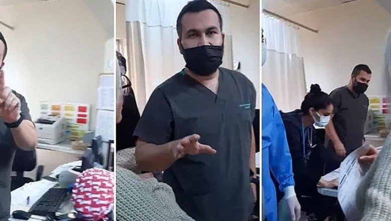 Hastanede 'maske' tartışması: 'Cumhuriyet savcısıyla görüştük, takmamıza gerek yok'