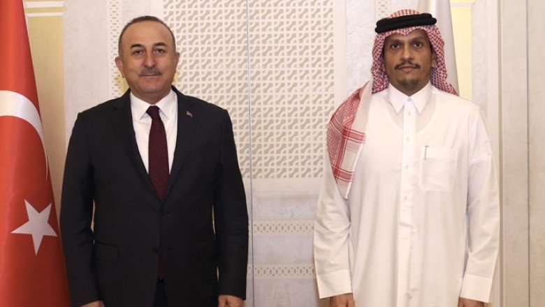 “Katar’a para istemek için mi geldiniz?” sorusu, Çavuşoğlu'nu sinirlendirdi